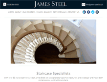 Tablet Screenshot of james-steel.co.uk